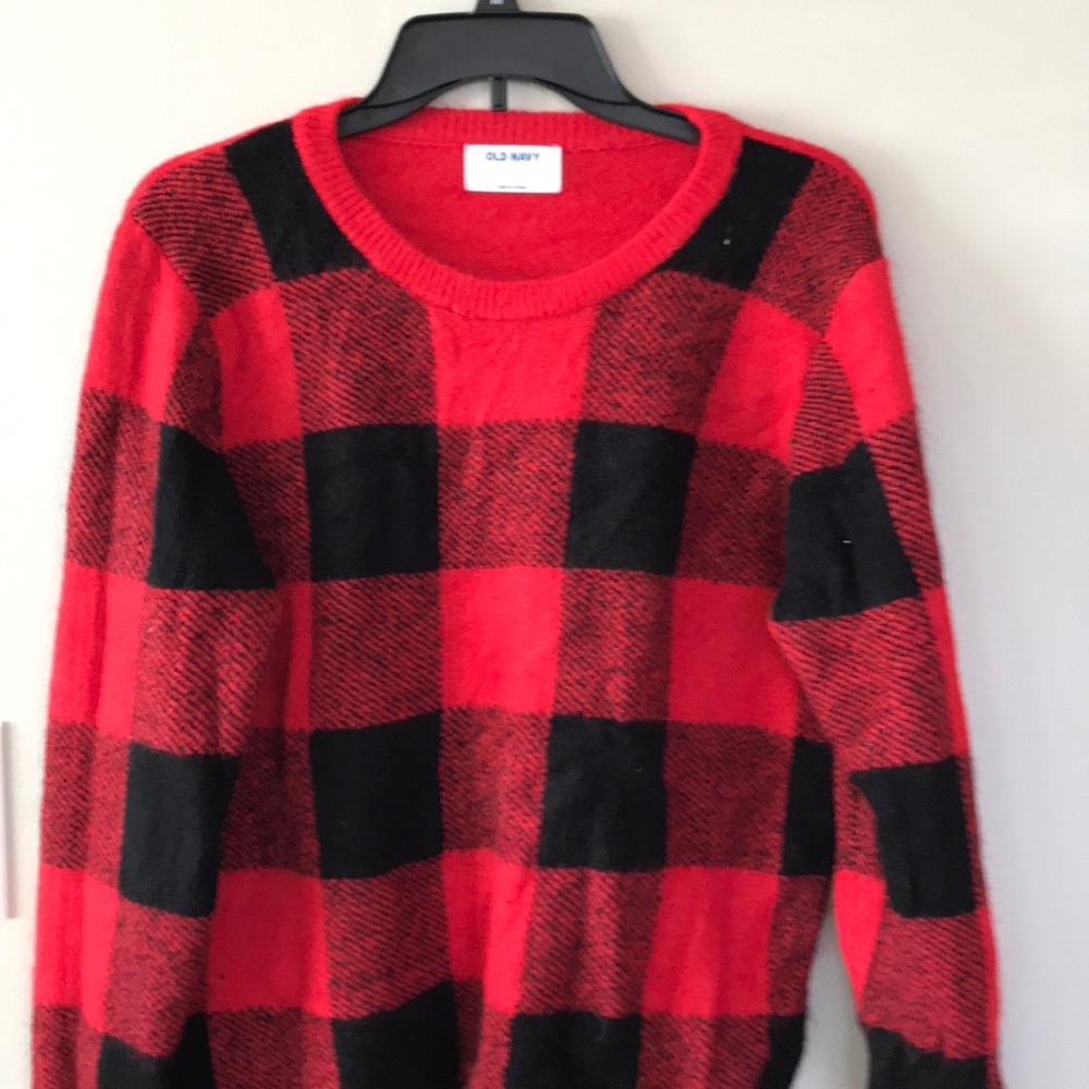Old Navy Buffalo Check Sweater